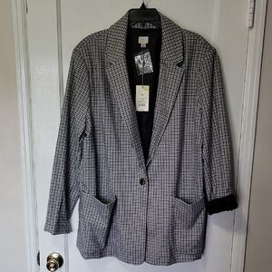 Plaid Blazer